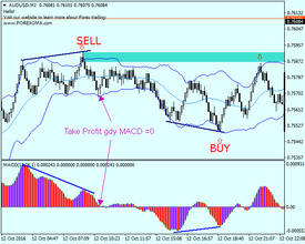 Scalping na wykresie Range Bar z wykorzystaniem Bollinger Bands, MACD i stref SD według Dariusza Dargo