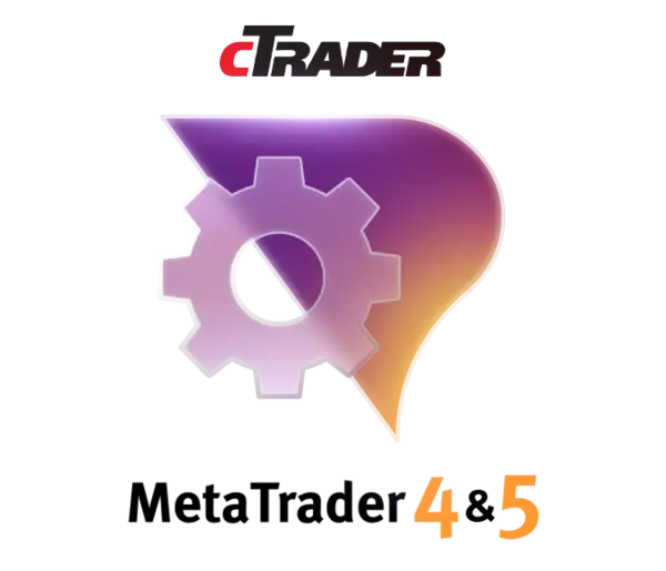 Compatible with the MetaTrader 4, MetaTrader 5 and cTrader