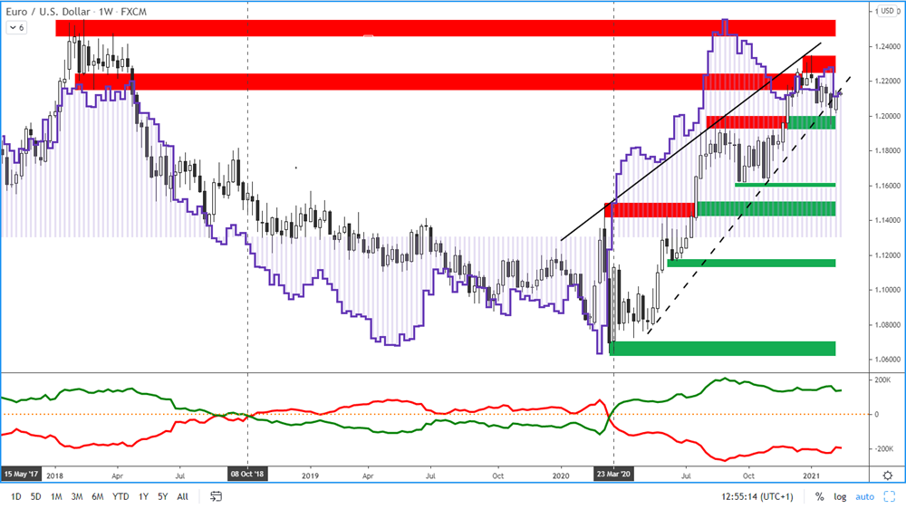 COT report - euro - 12. 2. 2021