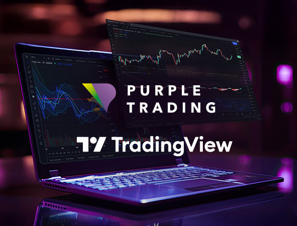 Odteď můžete propojit svůj účet Purple Trading s platformou TradingView